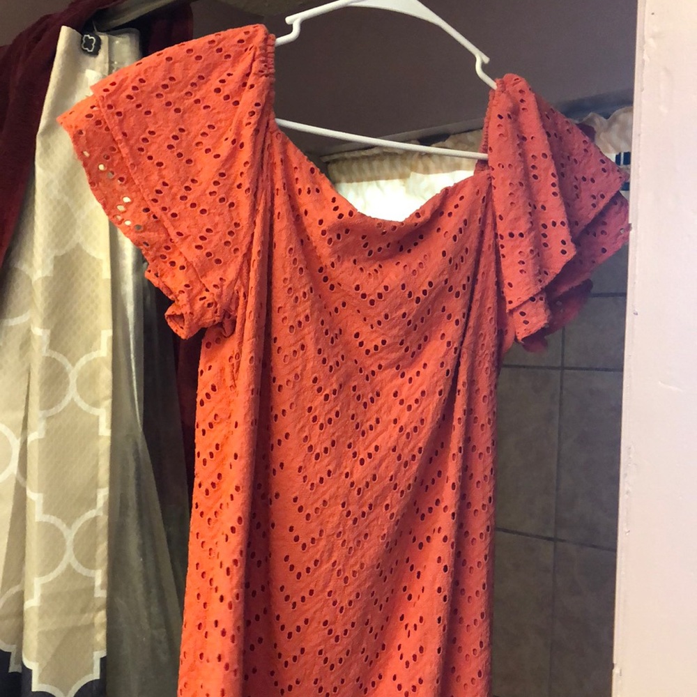 Off the shoulder dress